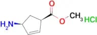 methyl (1R,4S)-4-aminocyclopent-2-ene-1-carboxylate hydrochloride