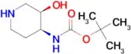 tert-butyl N-[(3R,4S)-3-hydroxypiperidin-4-yl]carbamate