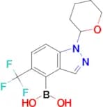 (1-(Tetrahydro-2H-pyran-2-yl)-5-(trifluoromethyl)-1H-indazol-4-yl)boronic acid