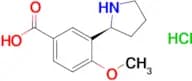 (S)-4-Methoxy-3-(pyrrolidin-2-yl)benzoic acid hydrochloride