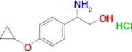 (S)-2-Amino-2-(4-cyclopropoxyphenyl)ethanol hydrochloride