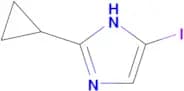 2-Cyclopropyl-5-iodo-1H-imidazole