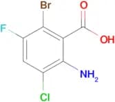 2-Amino-6-bromo-3-chloro-5-fluorobenzoic acid