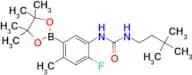 1-(3,3-Dimethylbutyl)-3-(2-fluoro-4-methyl-5-(4,4,5,5-tetramethyl-1,3,2-dioxaborolan-2-yl)phenyl)u…