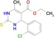 Ethyl 4-(2-chlorophenyl)-6-methyl-2-thioxo-1,2,3,4-tetrahydropyrimidine-5-carboxylate