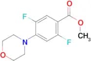 methyl 2,5-difluoro-4-morpholin-4-ylbenzoate