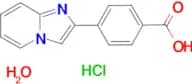 4-imidazo[1,2-a]pyridin-2-ylbenzoic acid hydrochloride hydrate
