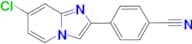 4-(7-chloroimidazo[1,2-a]pyridin-2-yl)benzonitrile