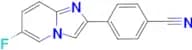 4-(6-fluoroimidazo[1,2-a]pyridin-2-yl)benzonitrile