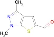 1,3-dimethyl-1H-thieno[2,3-c]pyrazole-5-carbaldehyde