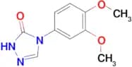 4-(3,4-dimethoxyphenyl)-2,4-dihydro-3H-1,2,4-triazol-3-one
