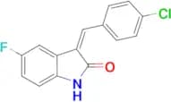 3-(4-chlorobenzylidene)-5-fluoro-1,3-dihydro-2H-indol-2-one