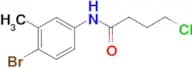 N-(4-bromo-3-methylphenyl)-4-chlorobutanamide