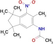 N-(1,1,3,3,6-pentamethyl-7-nitro-2,3-dihydro-1H-inden-5-yl)acetamide