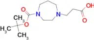 3-[4-(tert-butoxycarbonyl)-1,4-diazepan-1-yl]propanoic acid