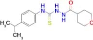 N-(4-isopropylphenyl)-2-(tetrahydro-2H-pyran-4-ylcarbonyl)hydrazinecarbothioamide