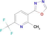 2-methyl-3-(1,3,4-oxadiazol-2-yl)-6-(trifluoromethyl)pyridine