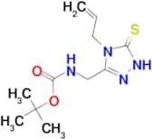 tert-butyl N-[(4-allyl-5-mercapto-4H-1,2,4-triazol-3-yl)methyl]carbamate
