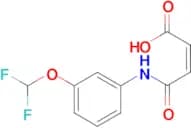 (2Z)-4-{[3-(difluoromethoxy)phenyl]amino}-4-oxobut-2-enoic acid