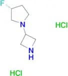 (3R)-1-(azetidin-3-yl)-3-fluoropyrrolidine dihydrochloride