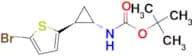 tert-butyl N-[(1S,2S)-rel-2-(5-bromothiophen-2-yl)cyclopropyl]carbamate