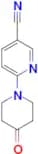 6-(4-oxopiperidin-1-yl)pyridine-3-carbonitrile