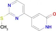 4-[2-(methylsulfanyl)pyrimidin-4-yl]-1,2-dihydropyridin-2-one