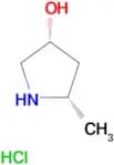 (3R,5S)-5-methylpyrrolidin-3-ol hydrochloride