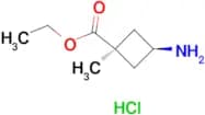 Ethyl cis-3-amino-1-methylcyclobutanecarboxylate hydrochloride