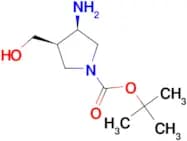 tert-butyl (3R,4R)-3-amino-4-(hydroxymethyl)pyrrolidine-1-carboxylate