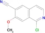 1-chloro-7-methoxyisoquinoline-6-carbonitrile