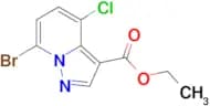 ethyl 7-bromo-4-chloropyrazolo[1,5-a]pyridine-3-carboxylate