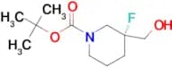 tert-butyl (3R)-3-fluoro-3-(hydroxymethyl)piperidine-1-carboxylate