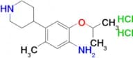 2-Isopropoxy-5-methyl-4-(piperidin-4-yl)aniline dihydrochloride