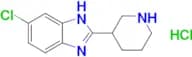 6-Chloro-2-(piperidin-3-yl)-1H-benzo[d]imidazole hydrochloride