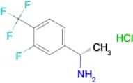 (S)-1-(3-Fluoro-4-(trifluoromethyl)phenyl)ethanamine hydrochloride
