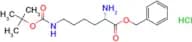 (S)-Benzyl 2-amino-6-((tert-butoxycarbonyl)amino)hexanoate hydrochloride
