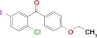 (2-Chloro-5-iodophenyl)(4-ethoxyphenyl)methanone