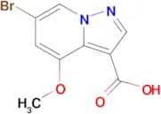 6-Bromo-4-methoxypyrazolo[1,5-a]pyridine-3-carboxylic acid