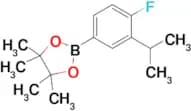 2-(4-Fluoro-3-isopropylphenyl)-4,4,5,5-tetramethyl-1,3,2-dioxaborolane