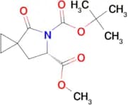5-tert-butyl 6-methyl (6S)-4-oxo-5-azaspiro[2.4]heptane-5,6-dicarboxylate