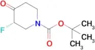 tert-butyl (3S)-3-fluoro-4-oxopiperidine-1-carboxylate