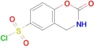 2-oxo-3,4-dihydro-2H-1,3-benzoxazine-6-sulfonyl chloride