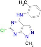 6-Chloro-1-methyl-N-(2-methylphenyl)-1H-pyrazolo[3,4-d]pyrimidin-4-amine