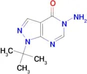 5-amino-1-tert-butyl-1,5-dihydro-4H-pyrazolo[3,4-d]pyrimidin-4-one