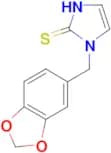 1-(1,3-benzodioxol-5-ylmethyl)-1H-imidazole-2-thiol