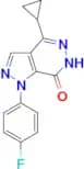 4-cyclopropyl-1-(4-fluorophenyl)-1,6-dihydro-7H-pyrazolo[3,4-d]pyridazin-7-one