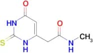 2-(2-mercapto-6-oxo-1,6-dihydropyrimidin-4-yl)-N-methylacetamide