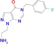 1-(2-aminoethyl)-5-(4-fluorobenzyl)-1,5-dihydro-4H-pyrazolo[3,4-d]pyrimidin-4-one