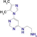 N1-(6-(4,5-dimethyl-1H-imidazol-1-yl)pyrimidin-4-yl)ethane-1,2-diamine